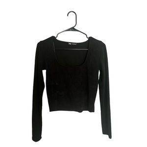Zara basic black longsleeve